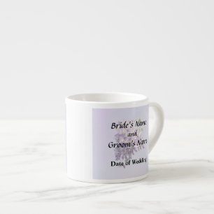 Delikate Wisteria Wedding Products Espressotasse