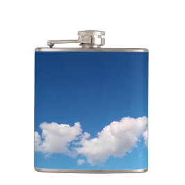 Delikate Wolken Flachmann