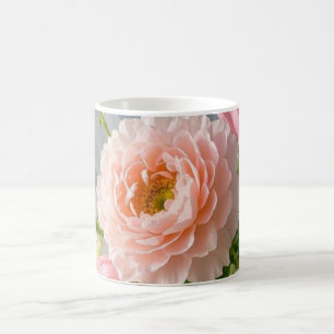 Delikate Zeitlose Elegante Rosa Blume Kaffeetasse