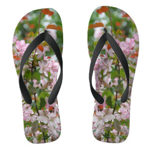 Delikater Apfelbaum mit Blume Flip Flops
