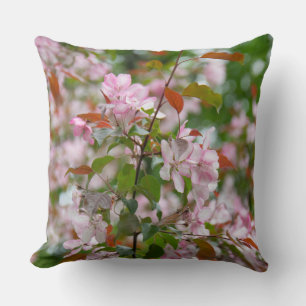 Delikater Apfelbaum mit Blume Kissen