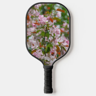 Delikater Apfelbaum mit Blume Pickleball Schläger