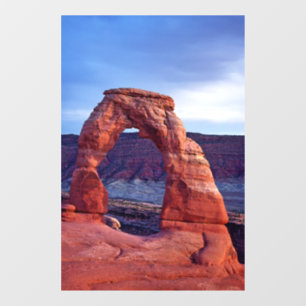 Delikater Bogen im Arches National Park - Utah, US Fensteraufkleber