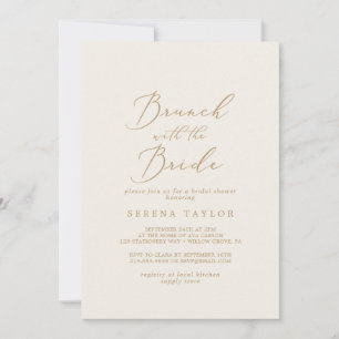 Delikater Brunch mit Bride Einladung