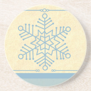 Delikater Snowflake Weihnachtsfest Untersetzer