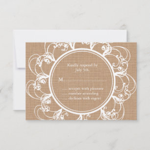 Delikates florales UAWG RSVP Karte