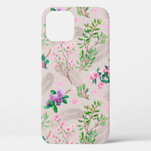Delikates Muster mit Rhododendron-Blume und Feen Case-Mate iPhone Hülle