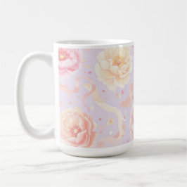 Delikates Peonies Shabby Chic von Natasha Us Kaffeetasse