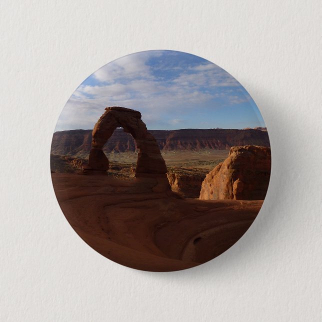 Delikatesse Arche II im Nationalpark Arches Button (Vorderseite)