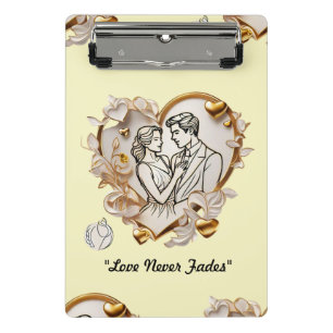 "Delikatesse der Liebe" Mini Klemmbrett