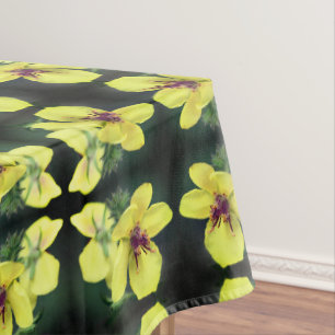 Delikatesse Gelbe Wildblume Abstrakte Kunst Tischdecke
