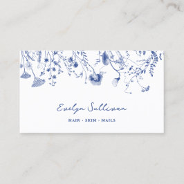 Delikatessen Blumengarten Chinoiserie Visitenkarte