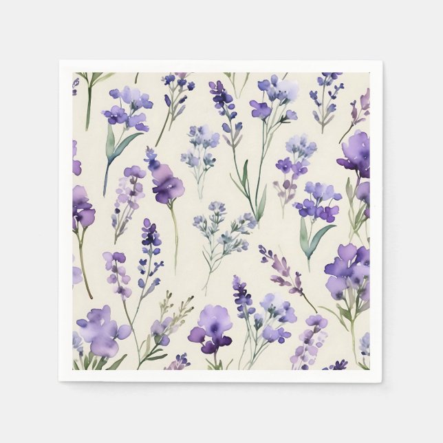 Delikatessen Lavender Dream Serviette (Vorderseite)