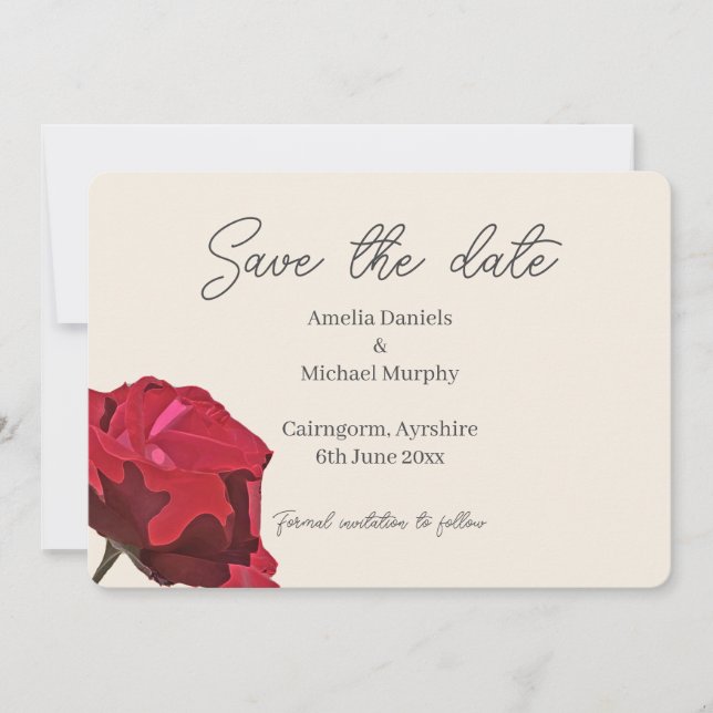 Delikatessen Save the Date (Vorderseite)