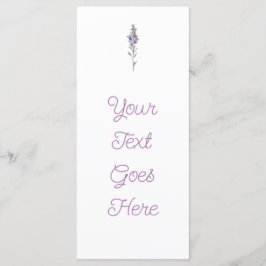 Delikatessenfloral Menükarte