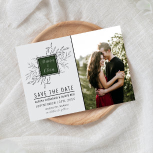 Delikatfolie   Deep Sage Green   Hochzeit Save The Date