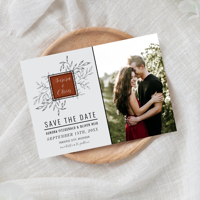Delikatfolie | Rust Orange | Hochzeit Save The Date (Von Creator hochgeladen)