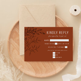 Delikatfolie | Rust Orange | RSVP Karte