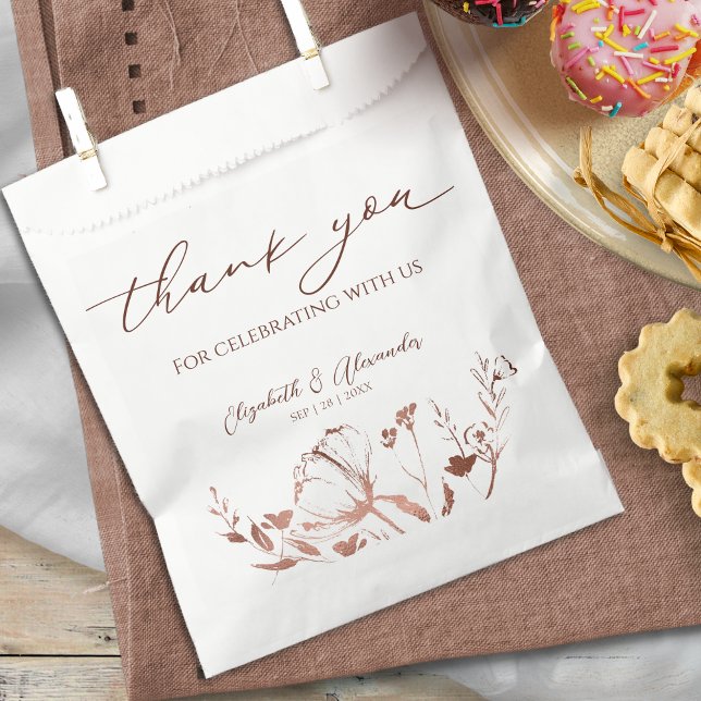 Delikatkalligraphie | Danke Hochzeit Geschenktütchen (Von Creator hochgeladen)