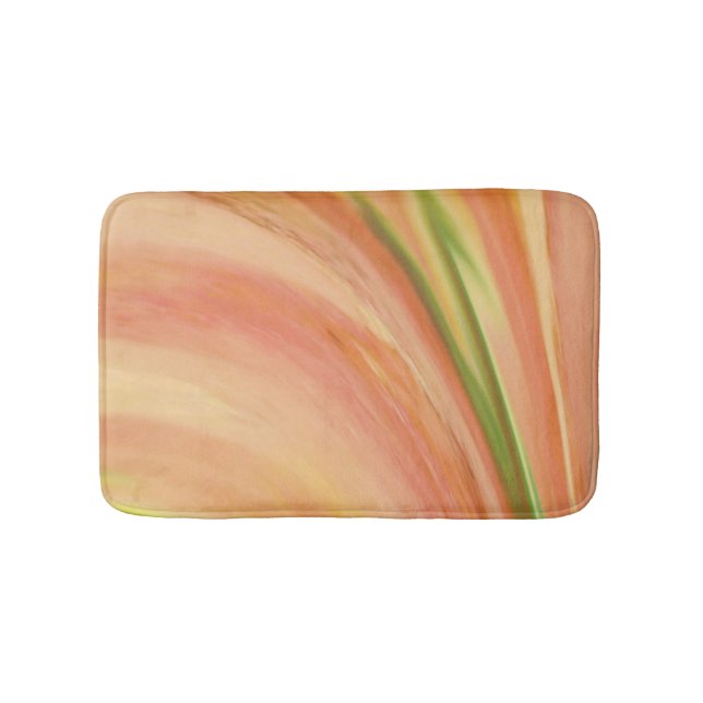 Delikatpfirsich Badematte (Vorderseite)