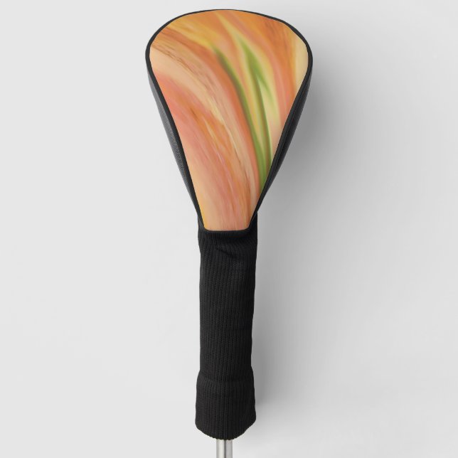 Delikatpfirsich Golf Headcover (Vorderseite)