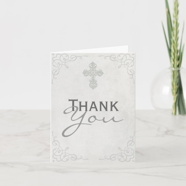 Delikatskarte Cross Dankeschön Dankeskarte (Vorderseite)