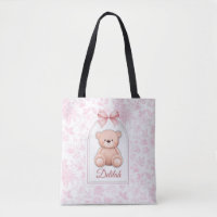 Delilah | Benutzerdefiniertes rosa Teddy-Bär-Kinde