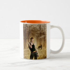 Delilah: I HAZ CATTITUDE Zweifarbige Tasse