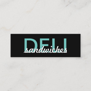 Delisandwiches-Stempelkarte Treuekarte