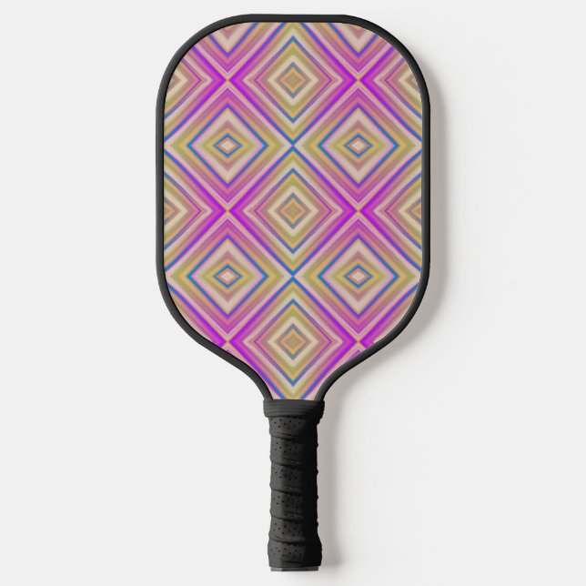 Delish Lila Alternative Diamond Pattern Pickleball Schläger (Vorderseite)