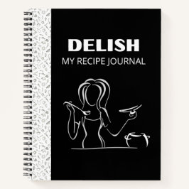 DELISH RECIPE NOTEBOOK NOTIZBUCH
