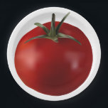 Delish Tomato Paper Teller<br><div class="desc">Trüben Sie die Tomatenpapier-Teller. Werfen Sie ein spektakuläres Party mit vollständig anpassbaren Tellern,  um Ihre Papiersorten anzupassen.</div>