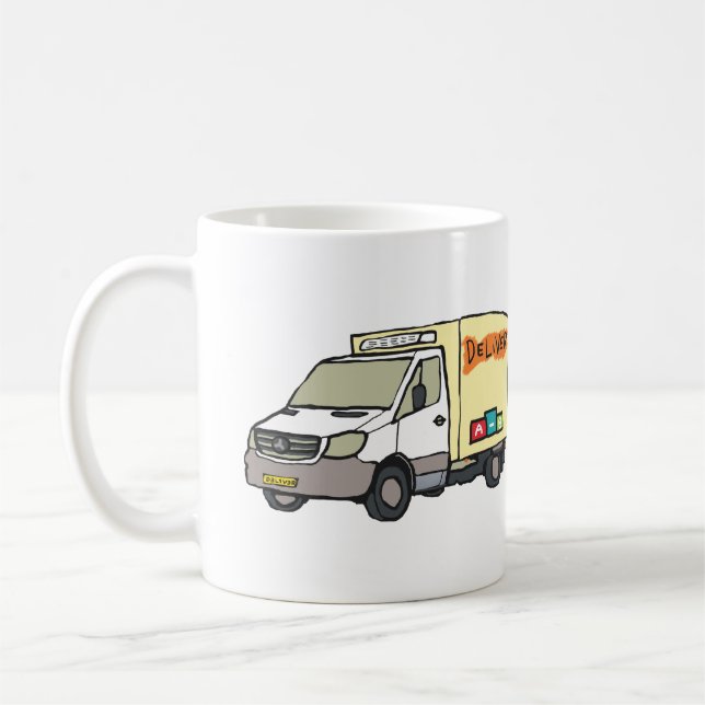 Delivery Van Kaffeetasse (Links)