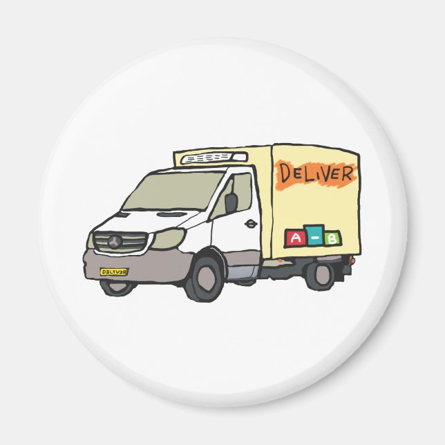 Delivery Van Magnet (Vorne)