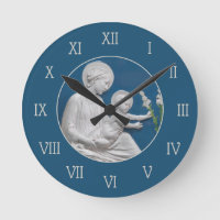 Della Robbia Madonna Child and Lilies Blue White