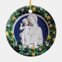 Della Robbia Madonna mit Kind und Fruchtgarten
