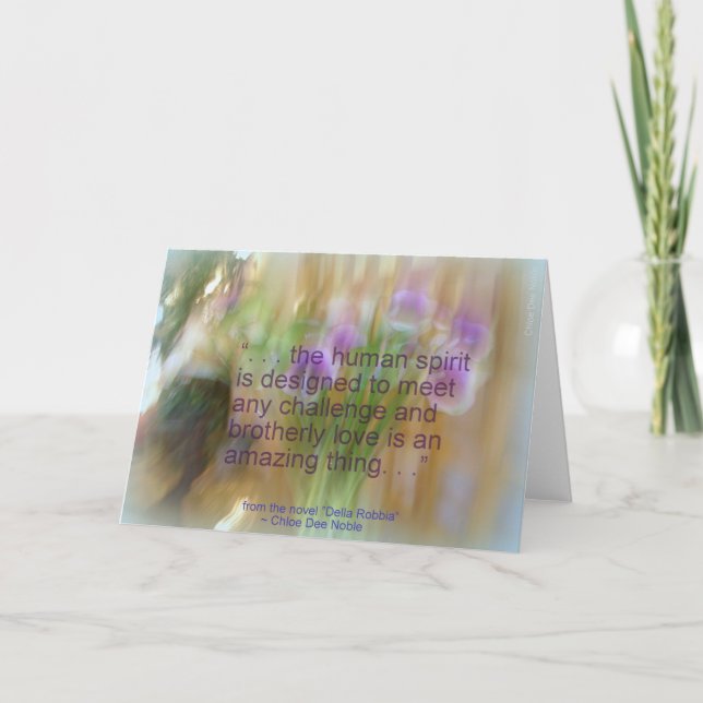 Della Robbia Quotes Karte (Vorderseite)