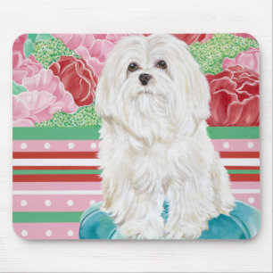 Della Rose Maltese Mousepad