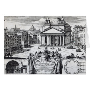 Della Rotonda de Piazza avec une vue de Panthéon