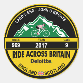 Deloitte RIDE ACROSS BRITAIN 2017 Aufkleber