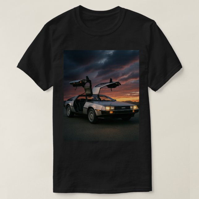 DeLorean T-Shirt (Design vorne)