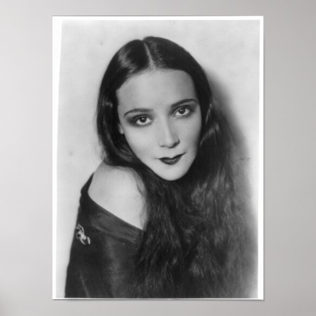 Delores Del Rio Early Mexico Hollywood Film Star Poster (Vorne)