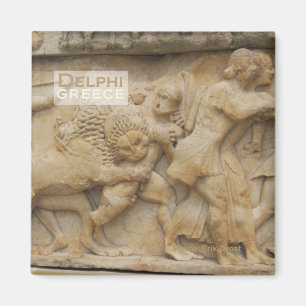 Delphi Greece Siphnian Souvenir Kühlschrankmagnet