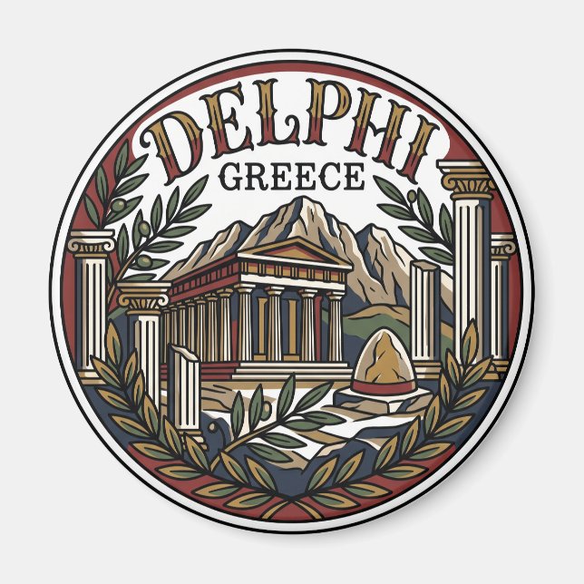 Delphi Griechenland Magnet (Vorne)