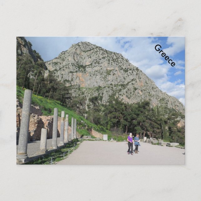 Delphi, Griechenland Postkarte (Vorderseite)