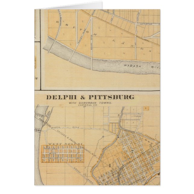 Delphi & Pittsburg mit Vorstädten (Vorne)