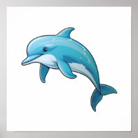 Delphin-Abbildung des Cartoon