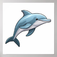 Delphin-Abbildung des Cartoon