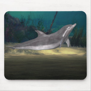 Delphin am Spiel Mousepad