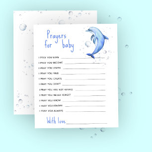 Delphin-Baby-Party - Gebete für das Baby